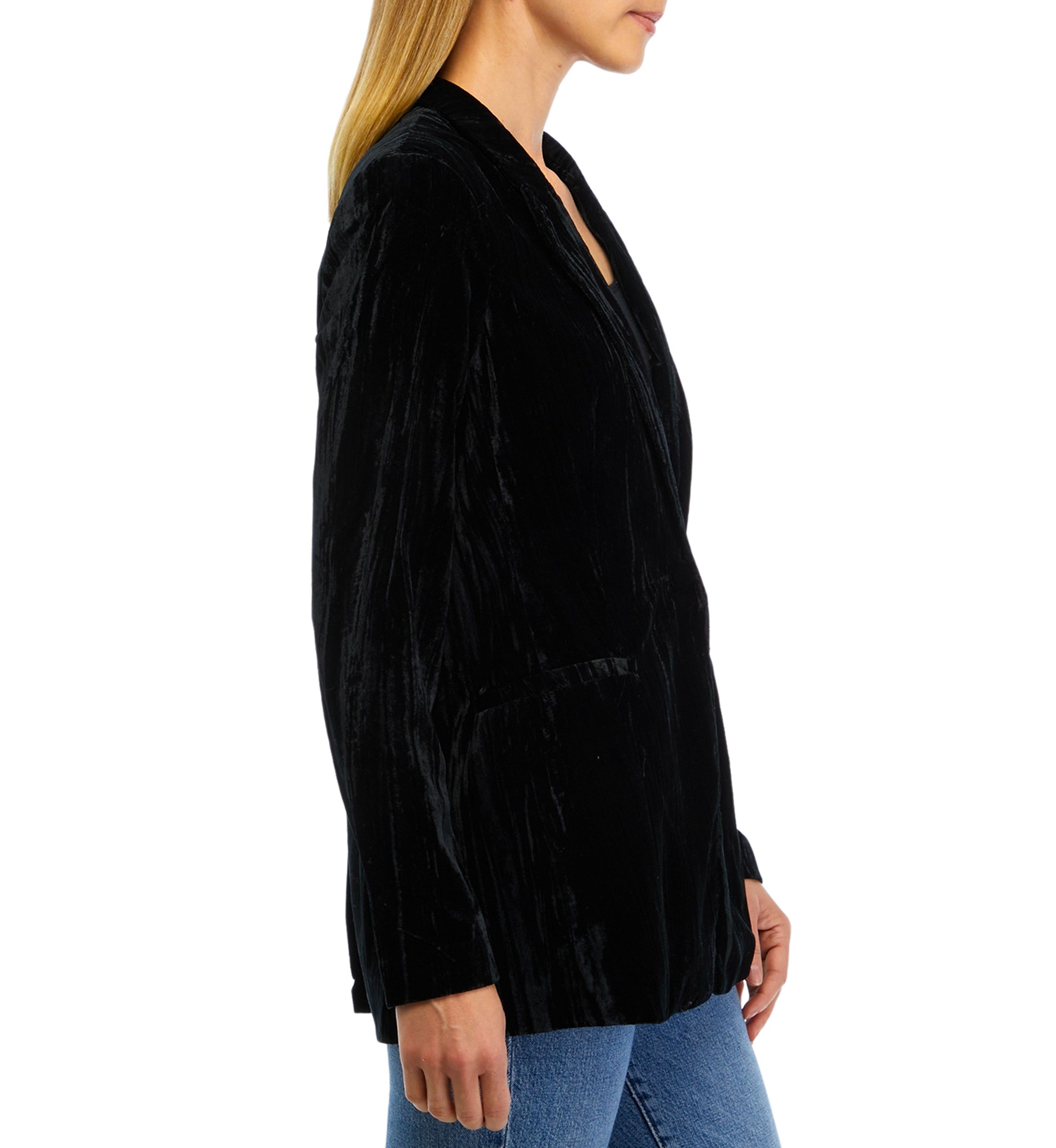 Womens Crush Velvet Blazer