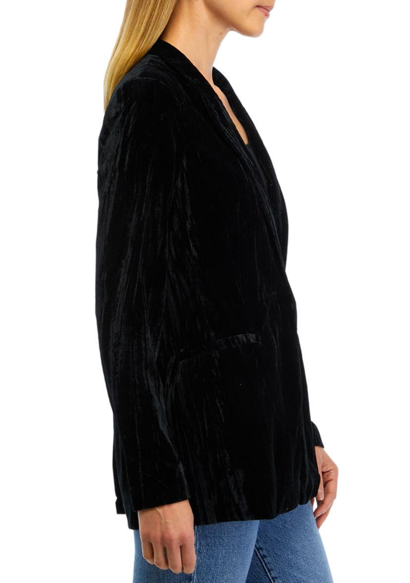 Womens Crush Velvet Blazer