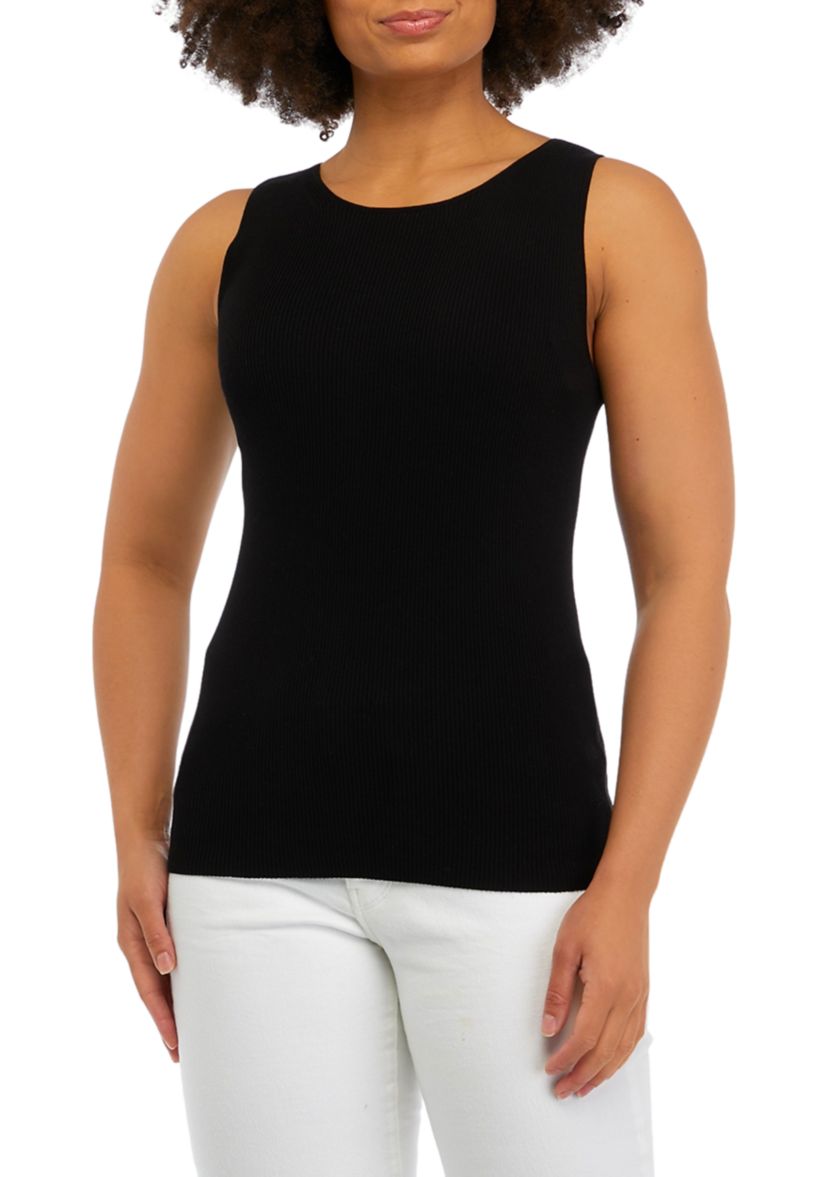 Womens Ribbed Sweater Tank Top