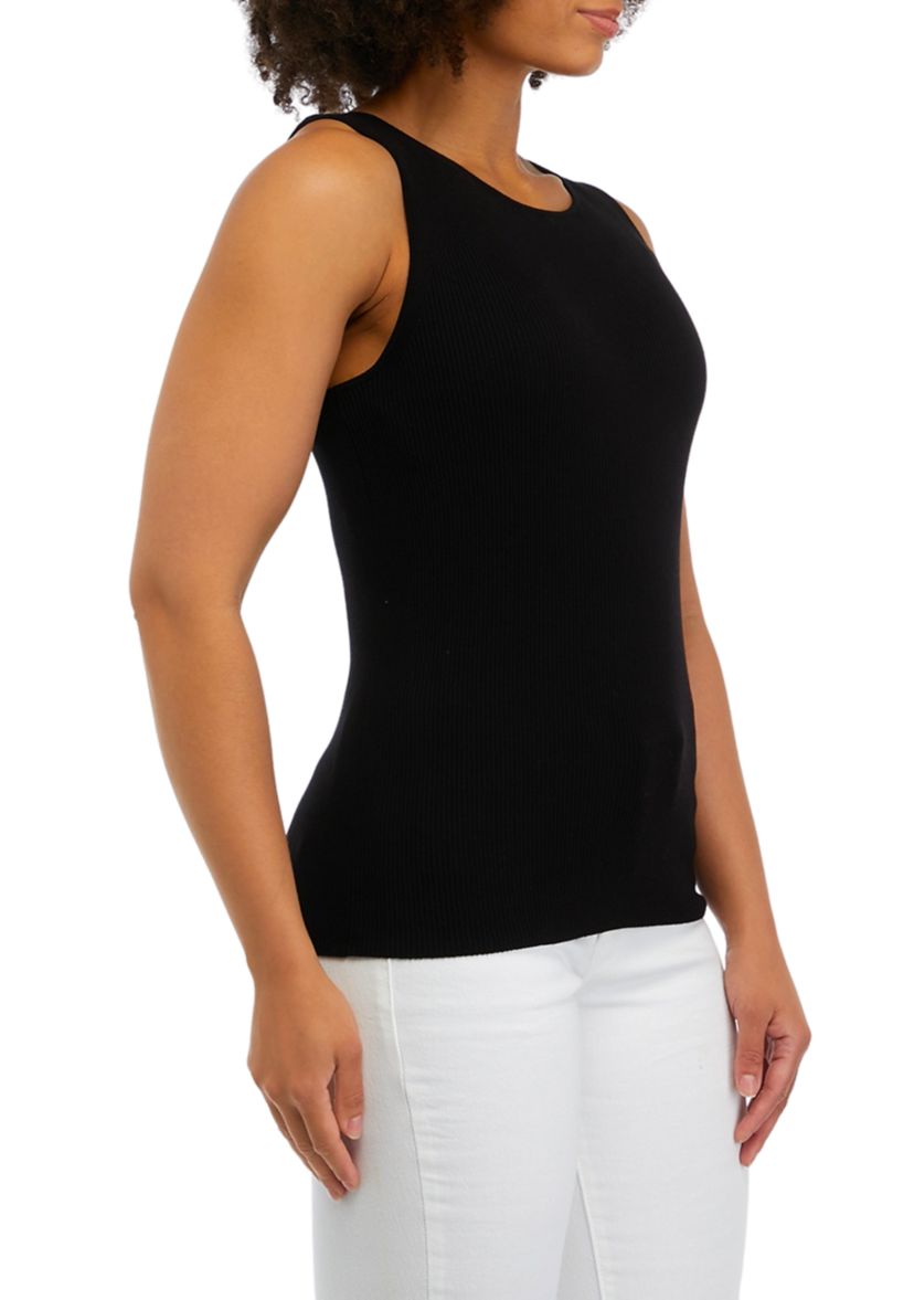 Womens Ribbed Sweater Tank Top