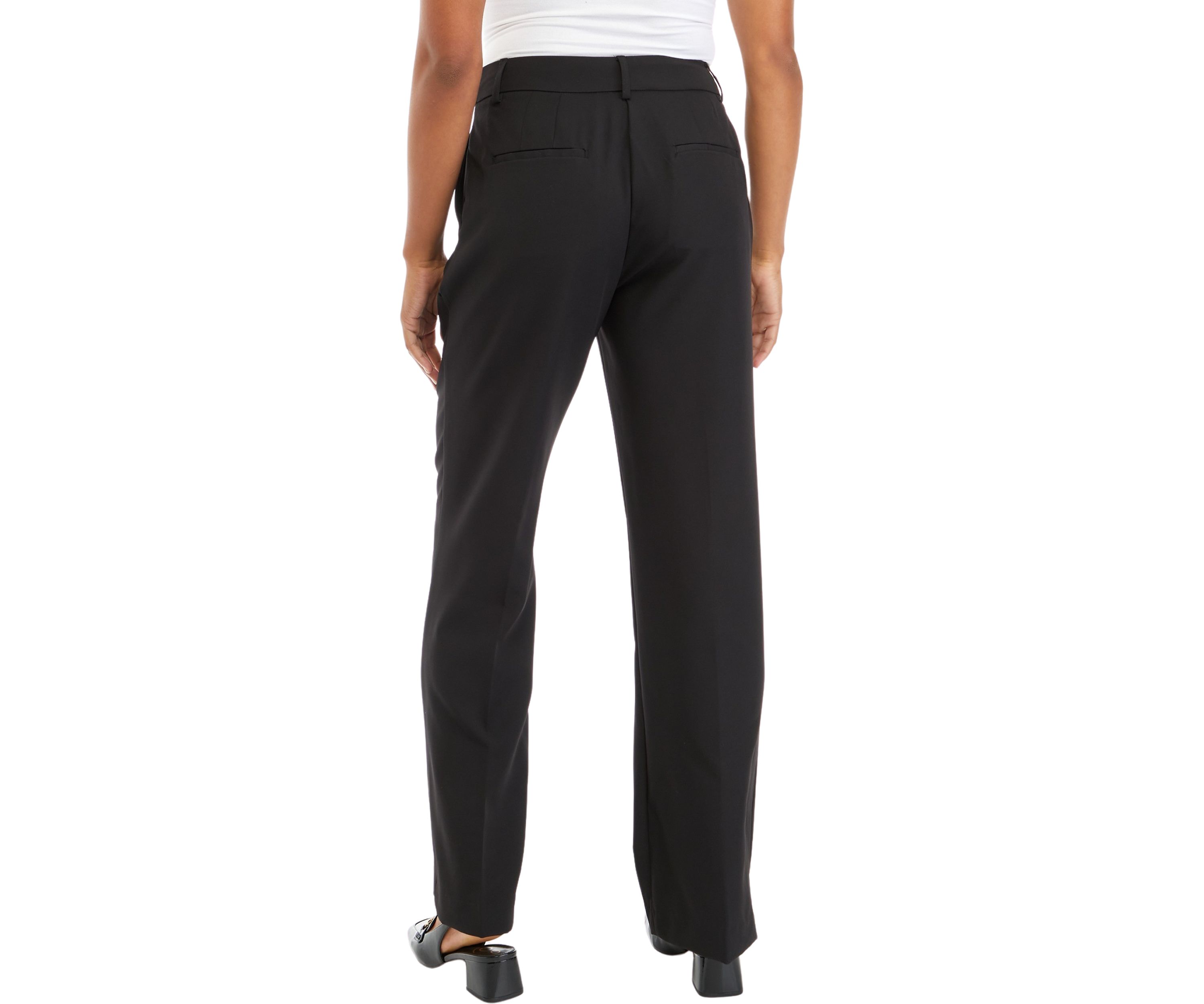 Womens Flare Woven Trousers
