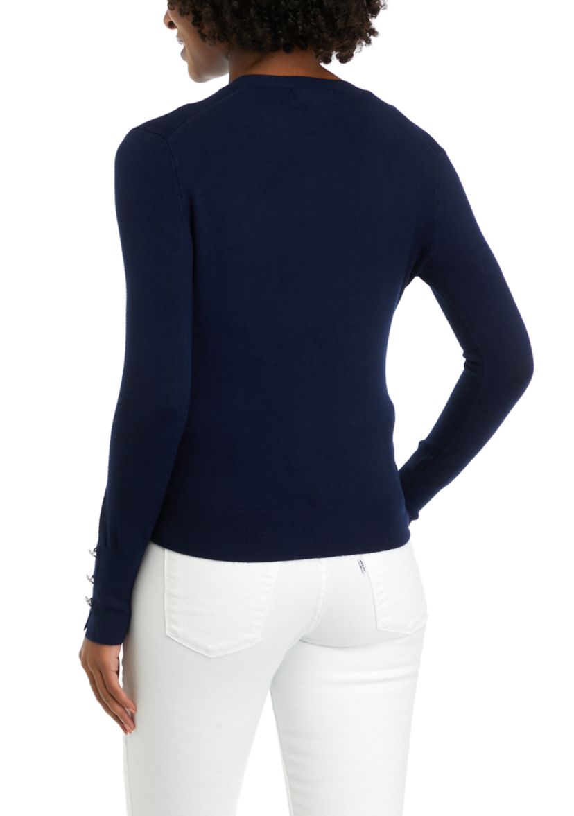 Womens Button Front Cardigan