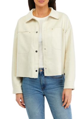 Belk leather best sale jacket womens