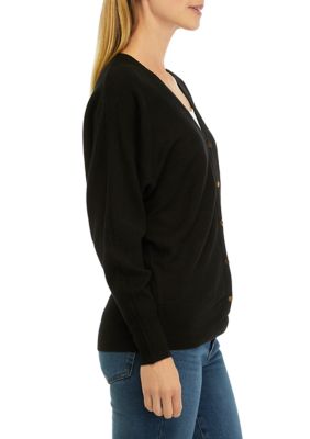 Women's Long Sleeve V-Neck Button Front Cardigan