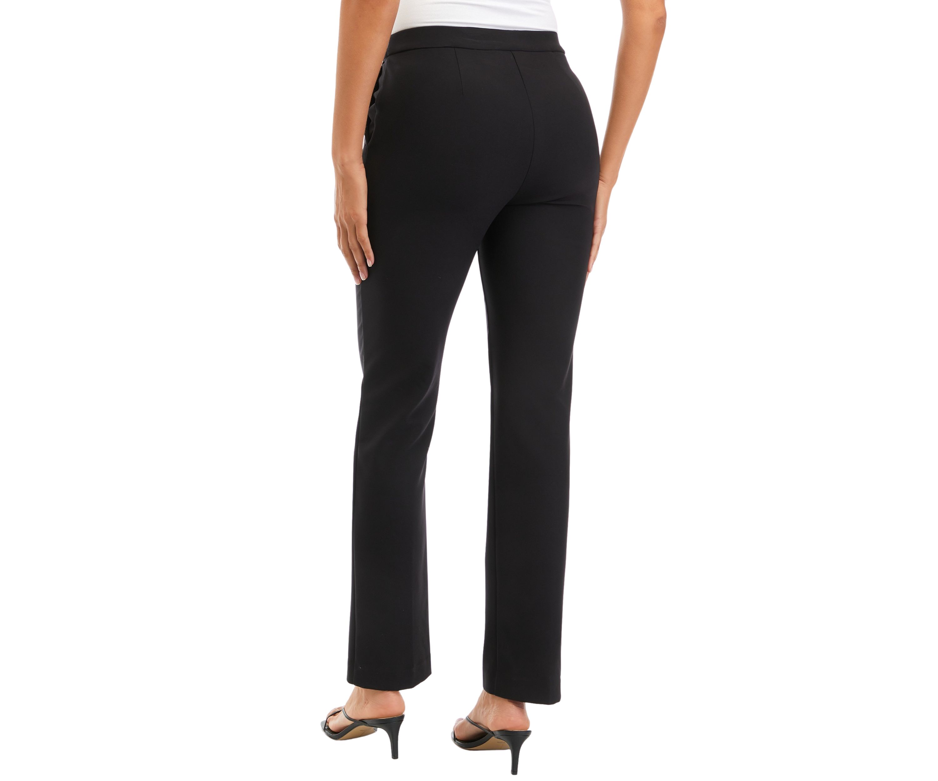 Womens Pull On Straight Leg Pants