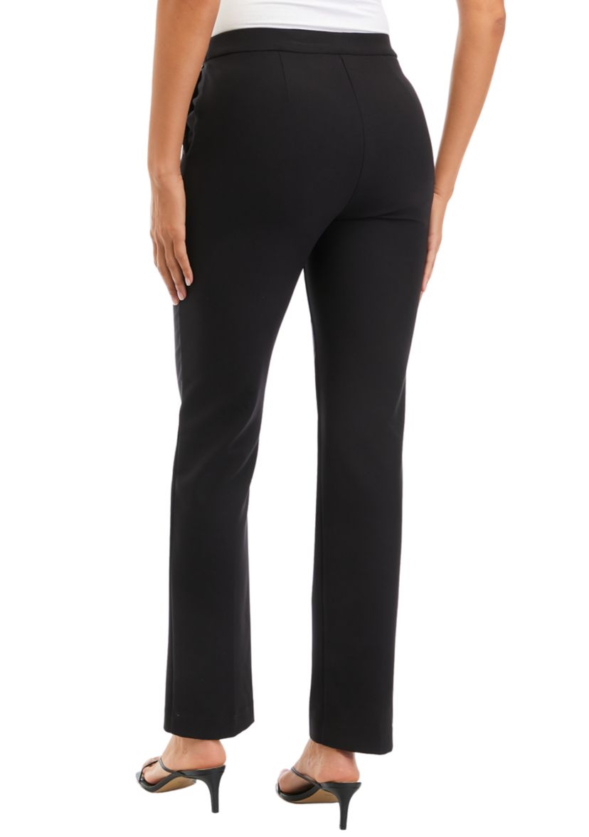 Womens Pull On Straight Leg Pants