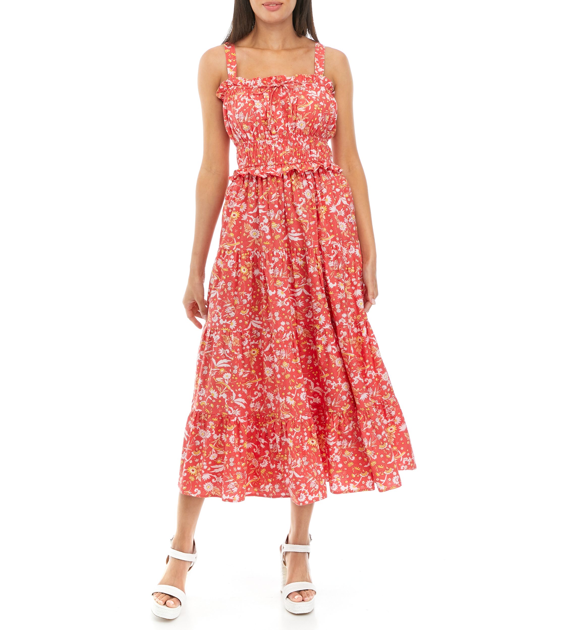 chelsea and theodore dress Chelsea & Theodore Maxi Dress Womens XS Boho Tiered Patchwork Western  Festival