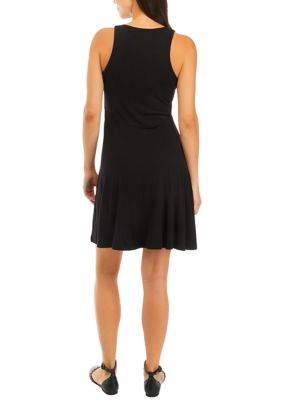 Women's Sleeveless A-Line Knit Dress