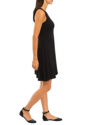 Women's Sleeveless A-Line Knit Dress