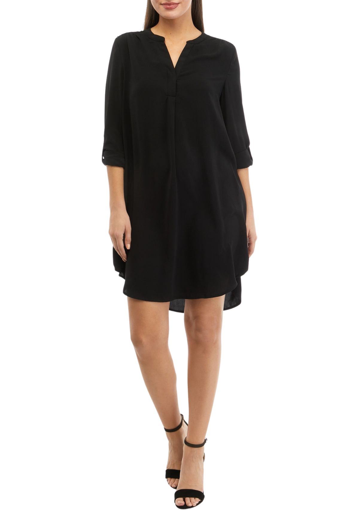 Petite Roll Tab Dress
