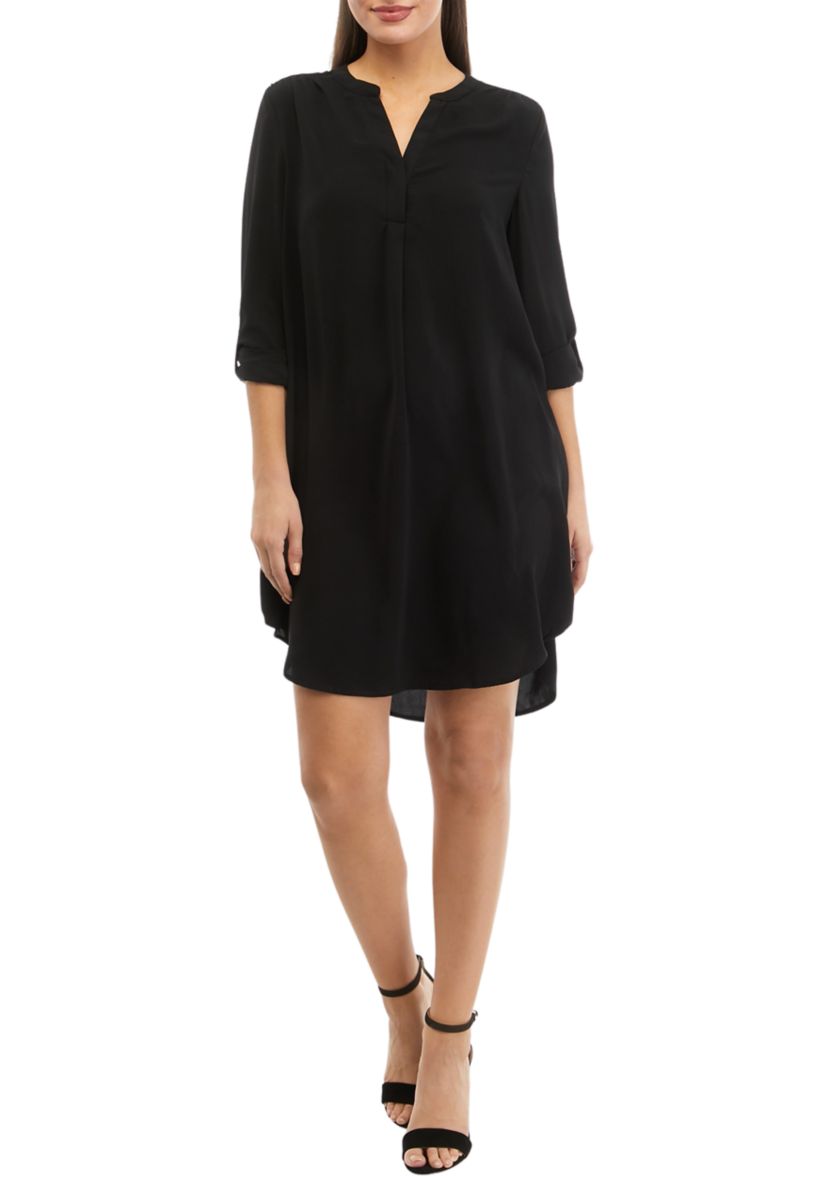 Petite Roll Tab Dress