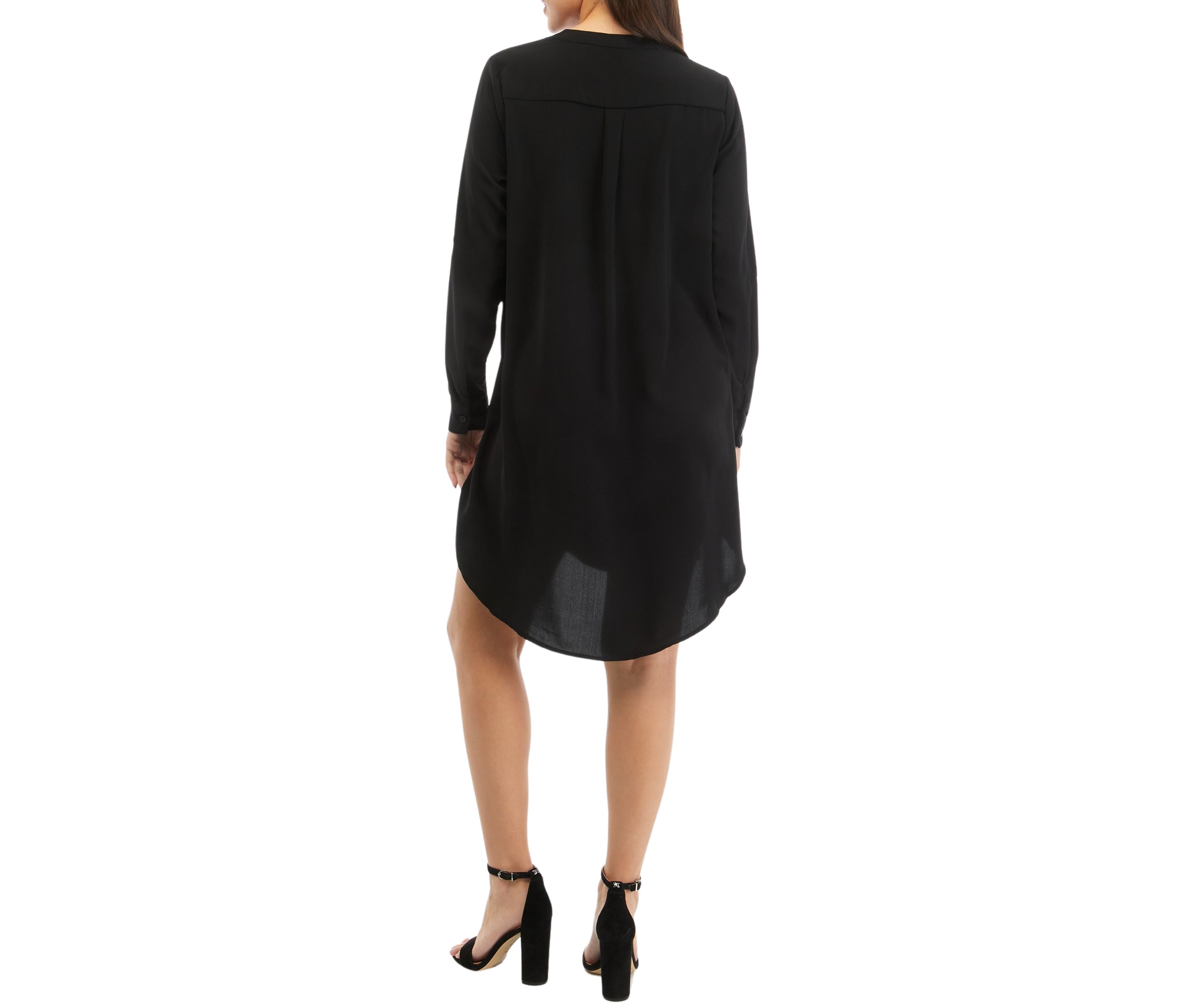 Petite Roll Tab Dress