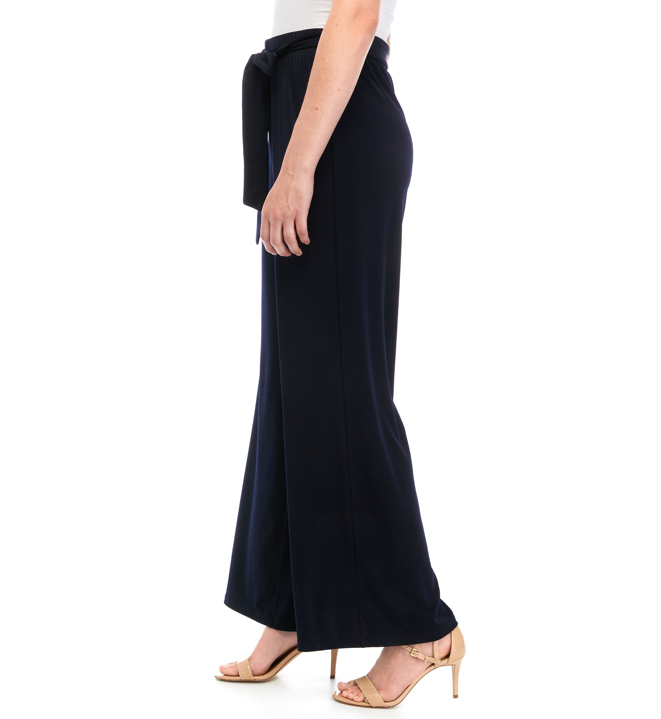 Womens Pull On Pants with Self Tie