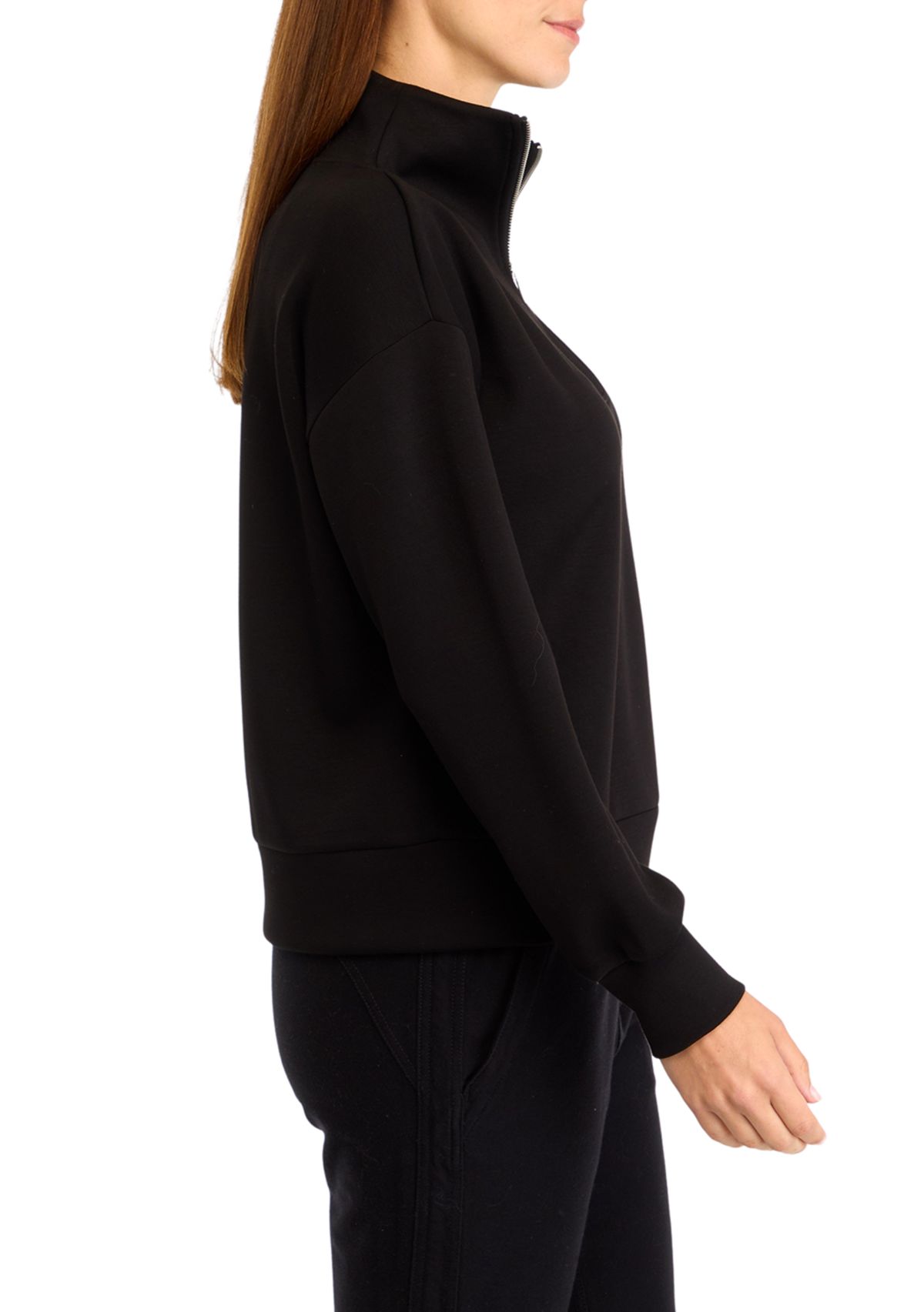 Womens Scuba Quarter Zip Pullover