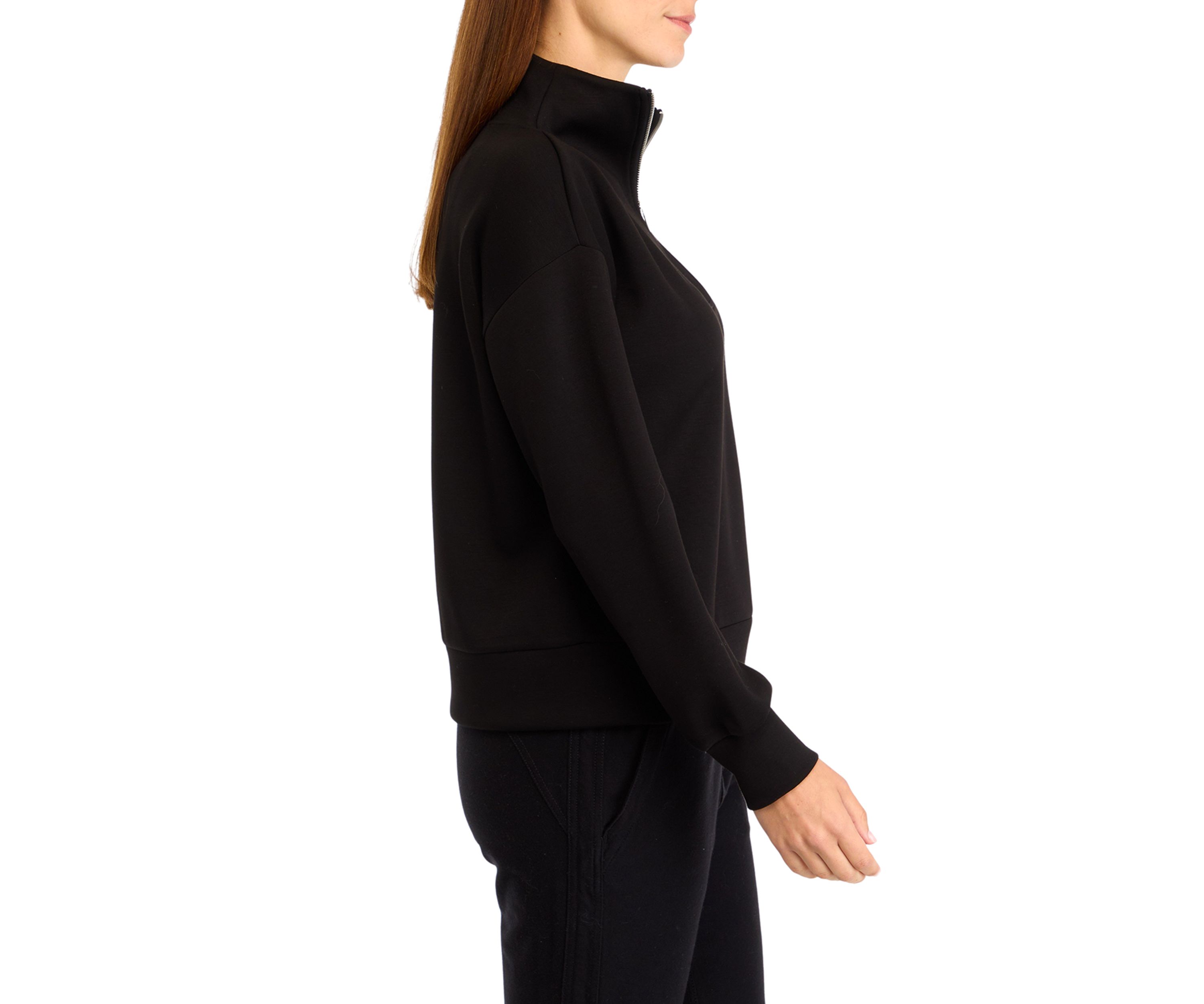 Womens Scuba Quarter Zip Pullover