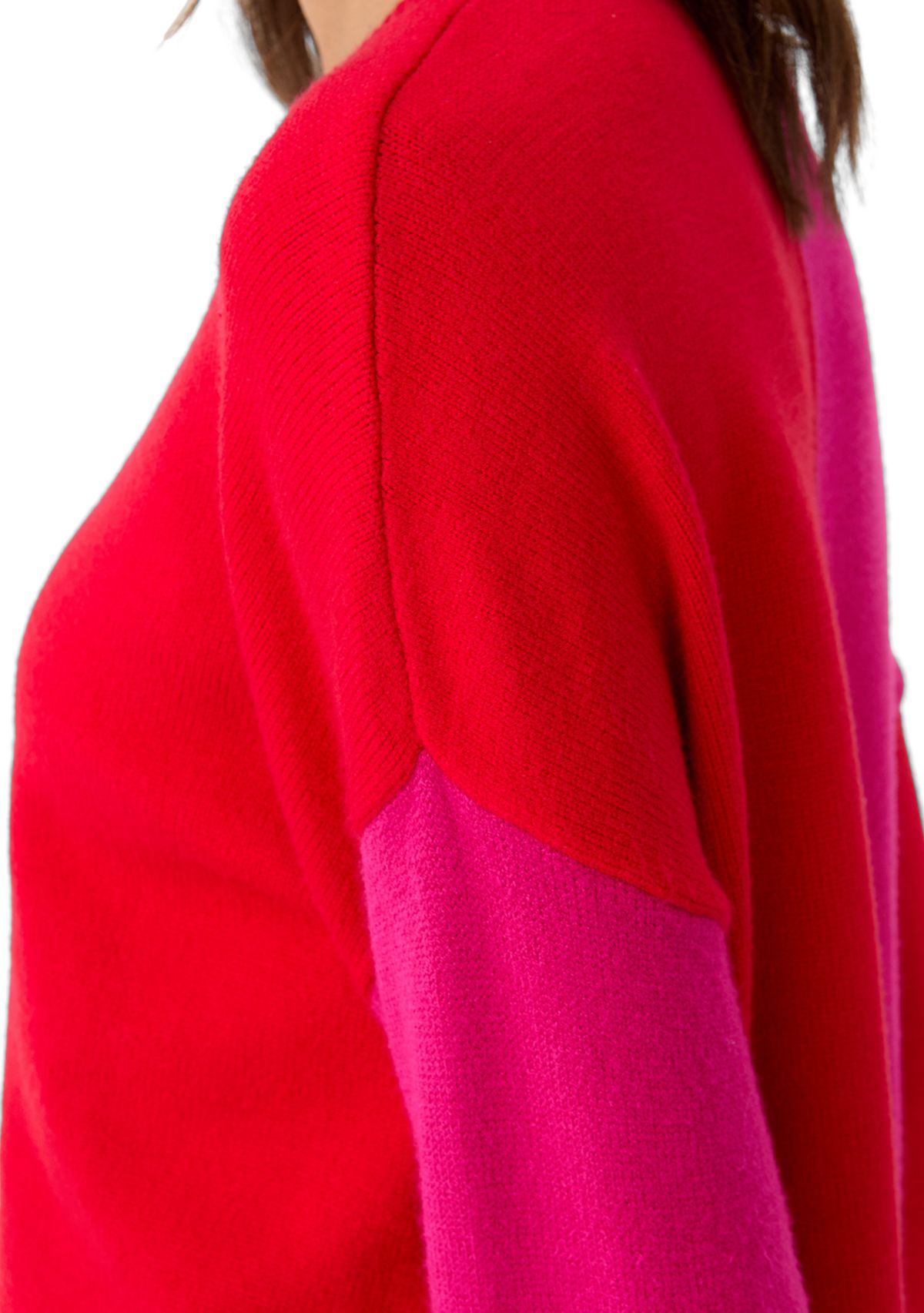 Womens Color Block Sweater 