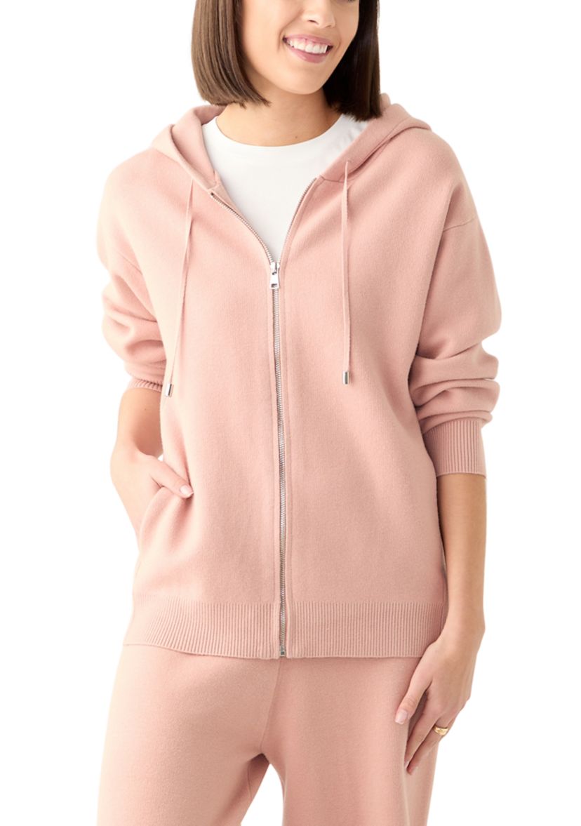 Womens Long Sleeve Full Zip Hoodie