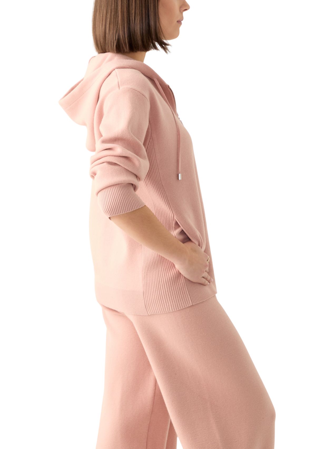 Womens Long Sleeve Full Zip Hoodie