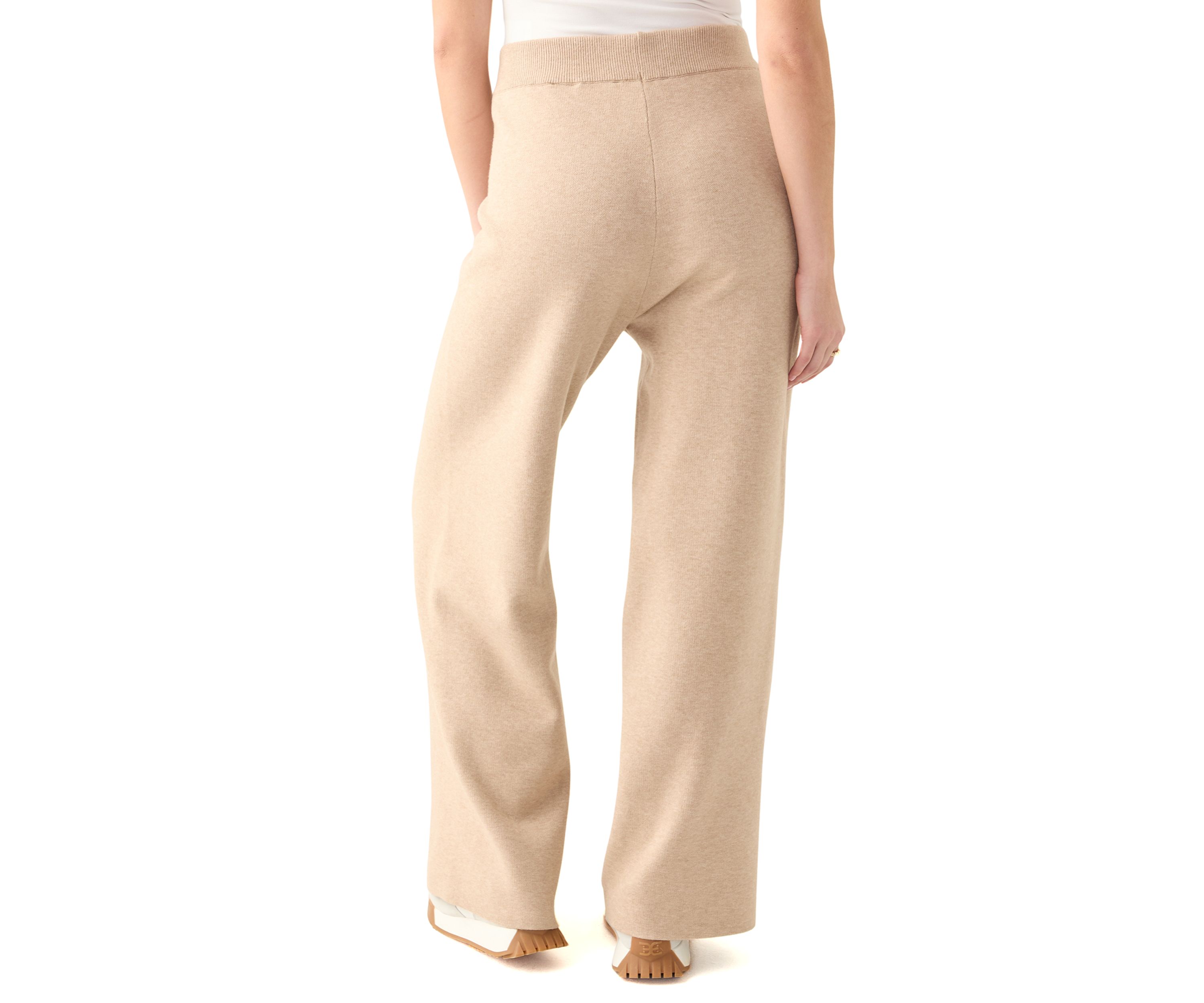 Womens Wide Leg Sweater Pants