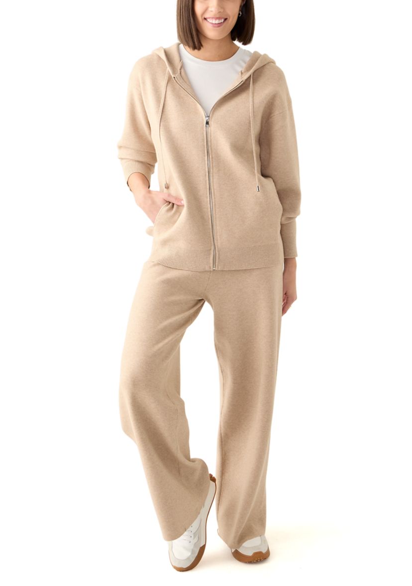 Womens Wide Leg Sweater Pants