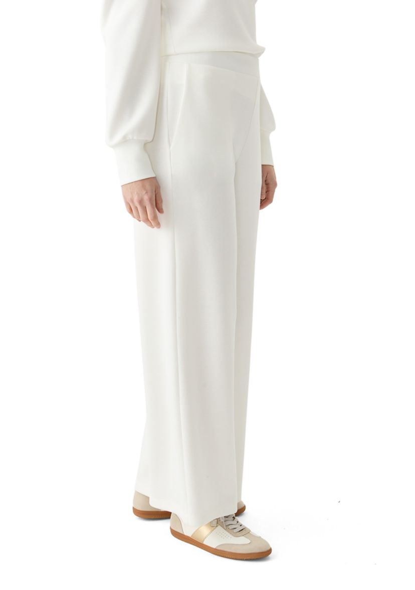 Womens Scuba Wide Leg Pants