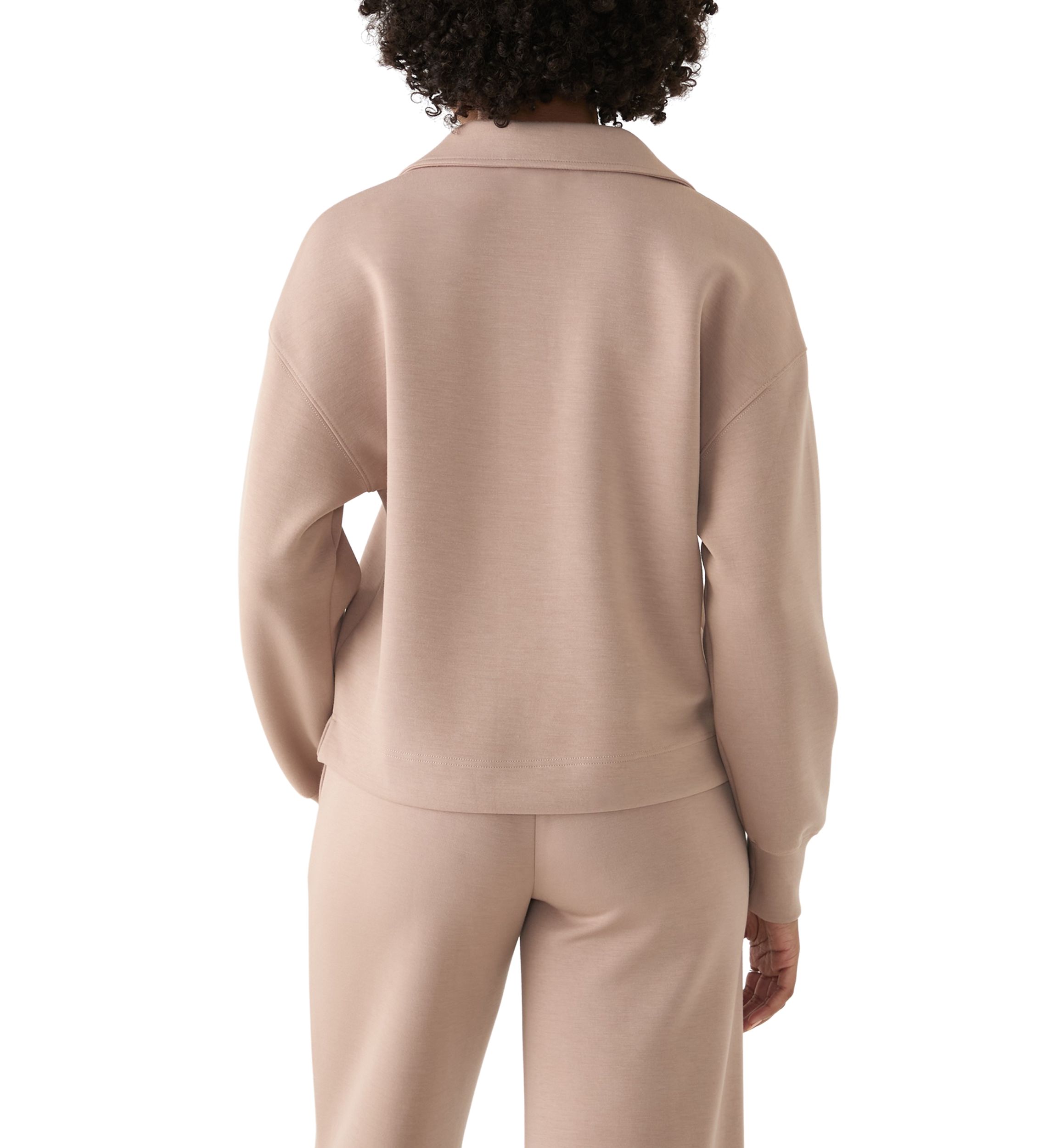 Womens Polo Collar Pullover