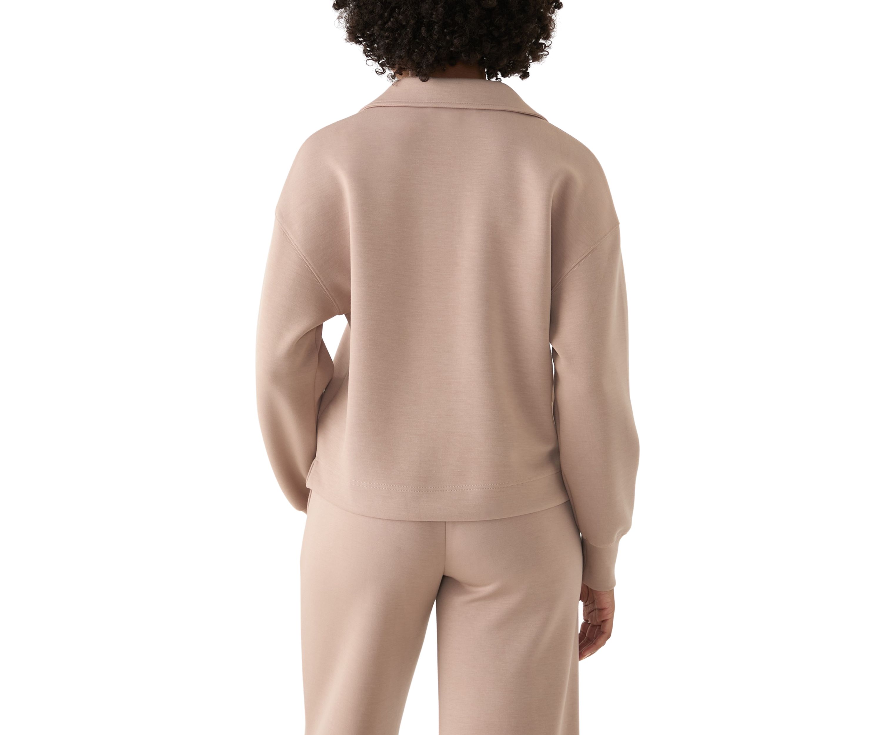 Womens Polo Collar Pullover