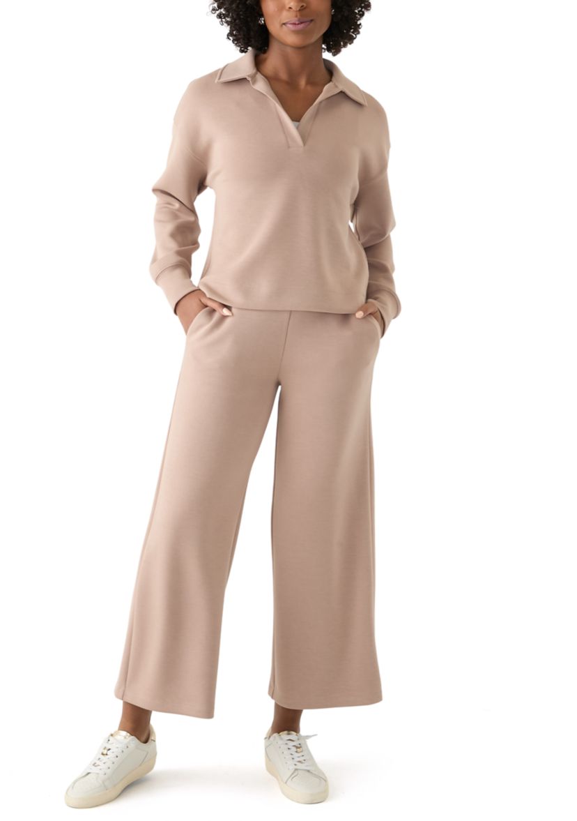 Womens Polo Collar Pullover