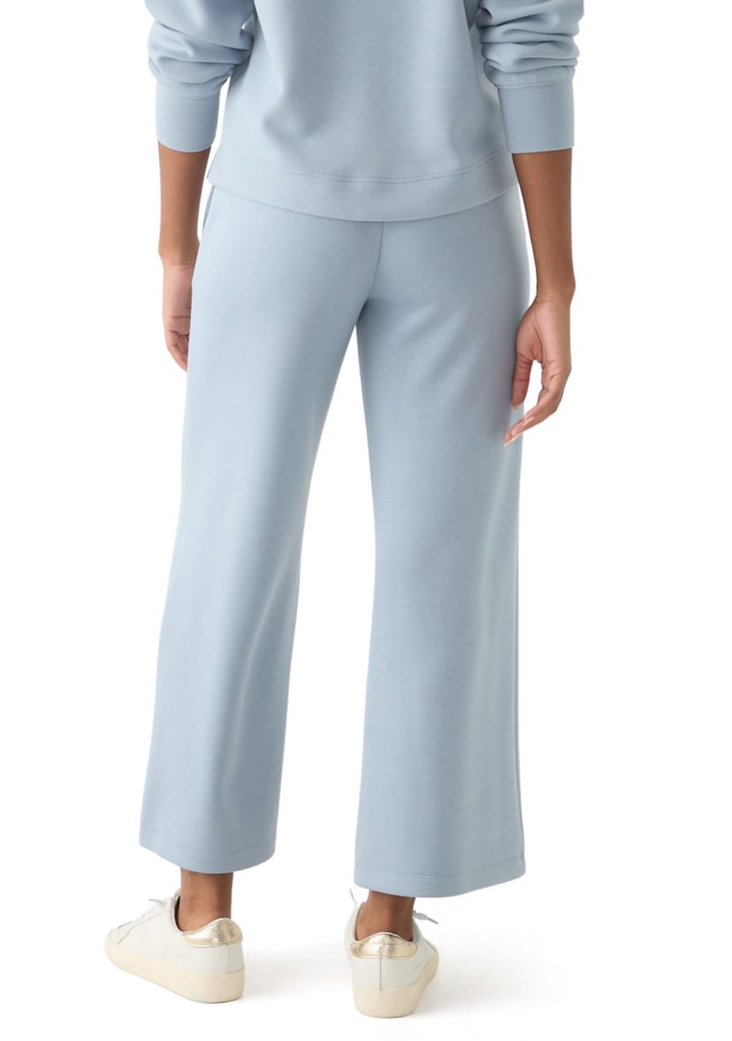 Womens Wide Leg Scuba Joggers