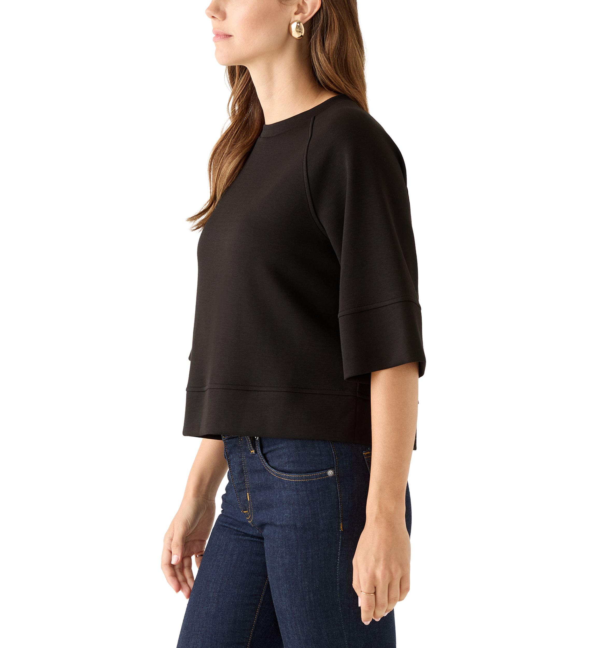 Womens Cut and Sew Top