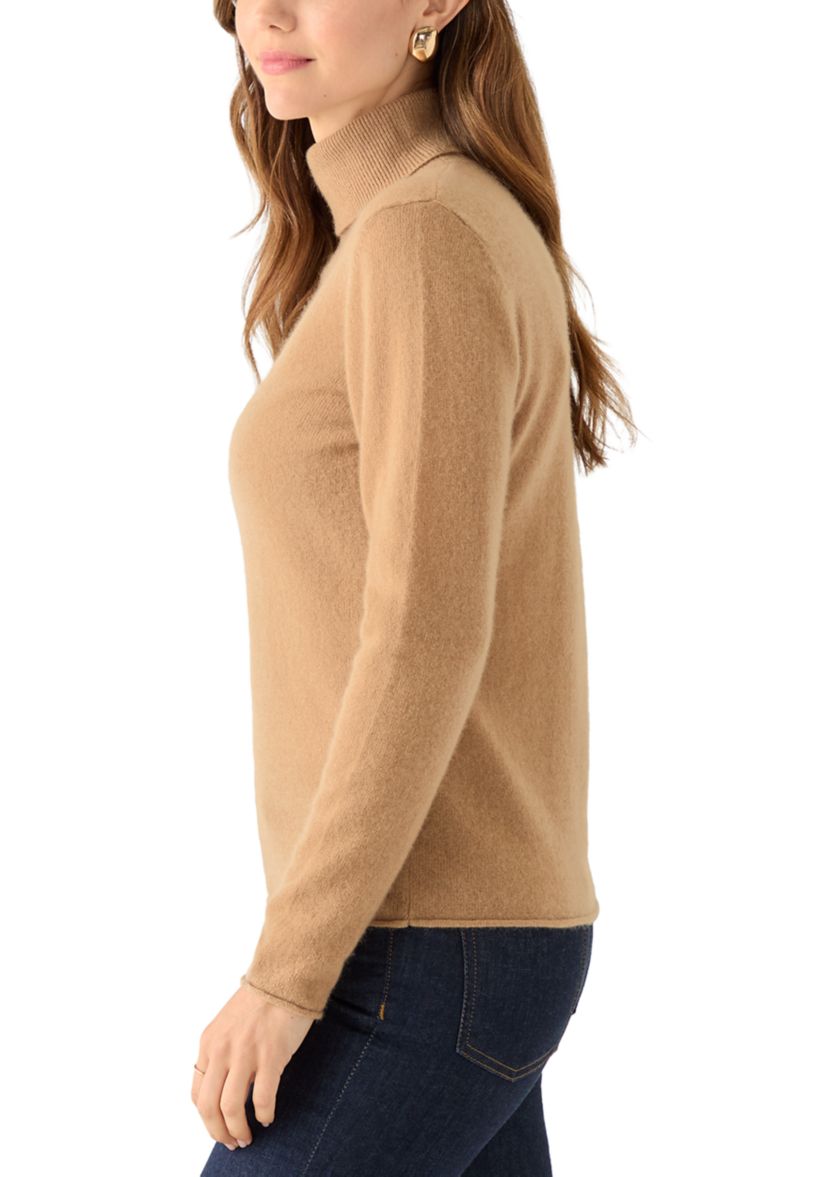 Womens Turtleneck Cashmere Sweater