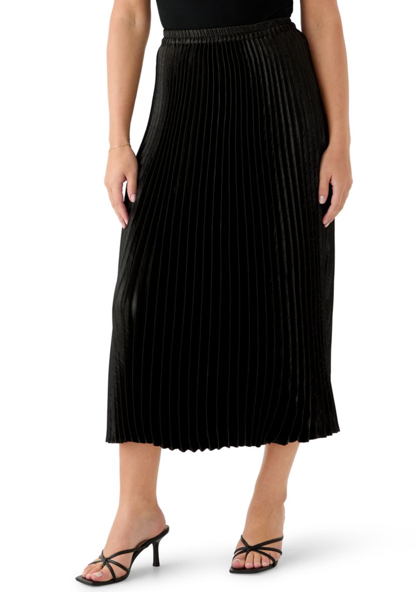 Jason Wu Women's Pull On Mesh Pleated Midi Skirt | Belk