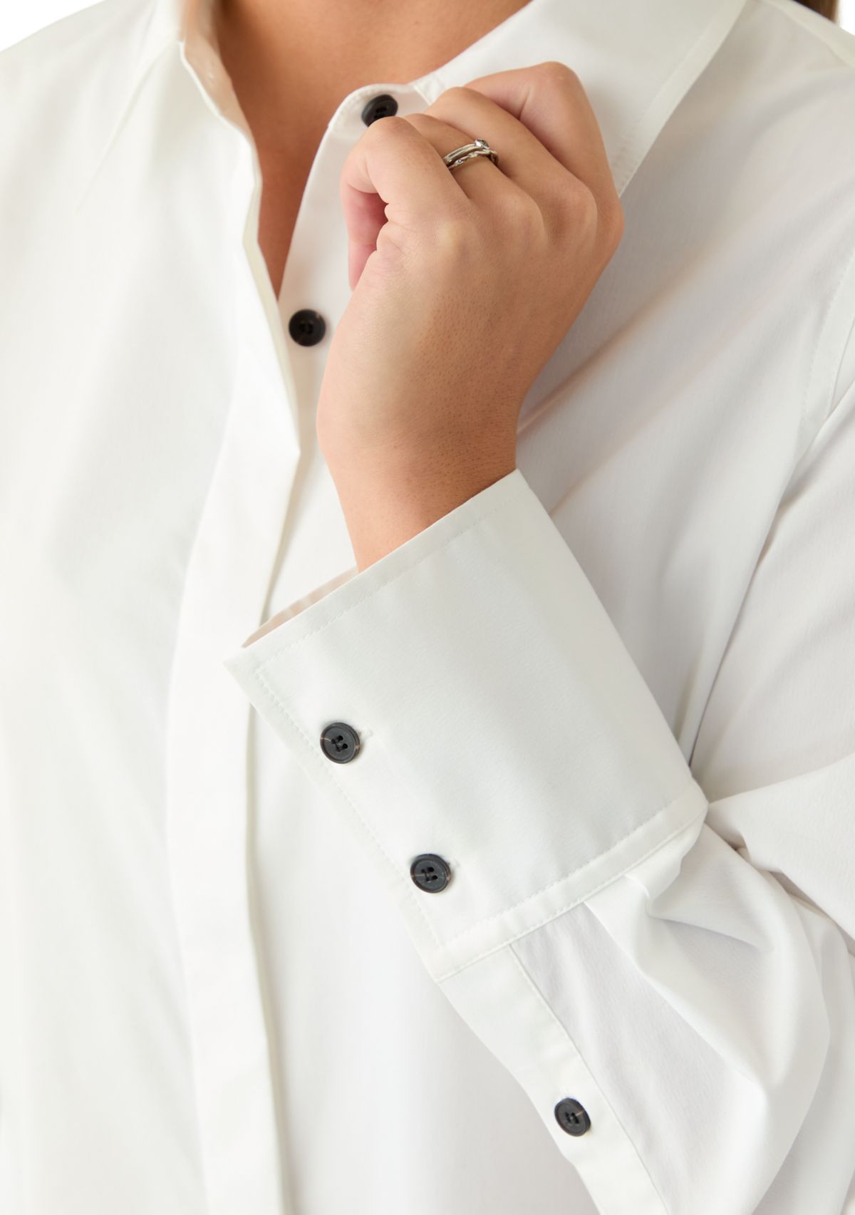 Womens Long Sleeve Button Down Shirt