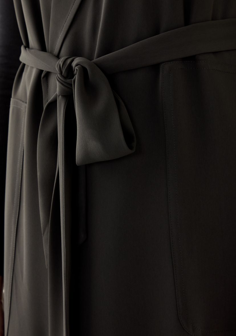 Jason Wu Women's Sleeveless Robe with Belt and Pork Chop Pockets
