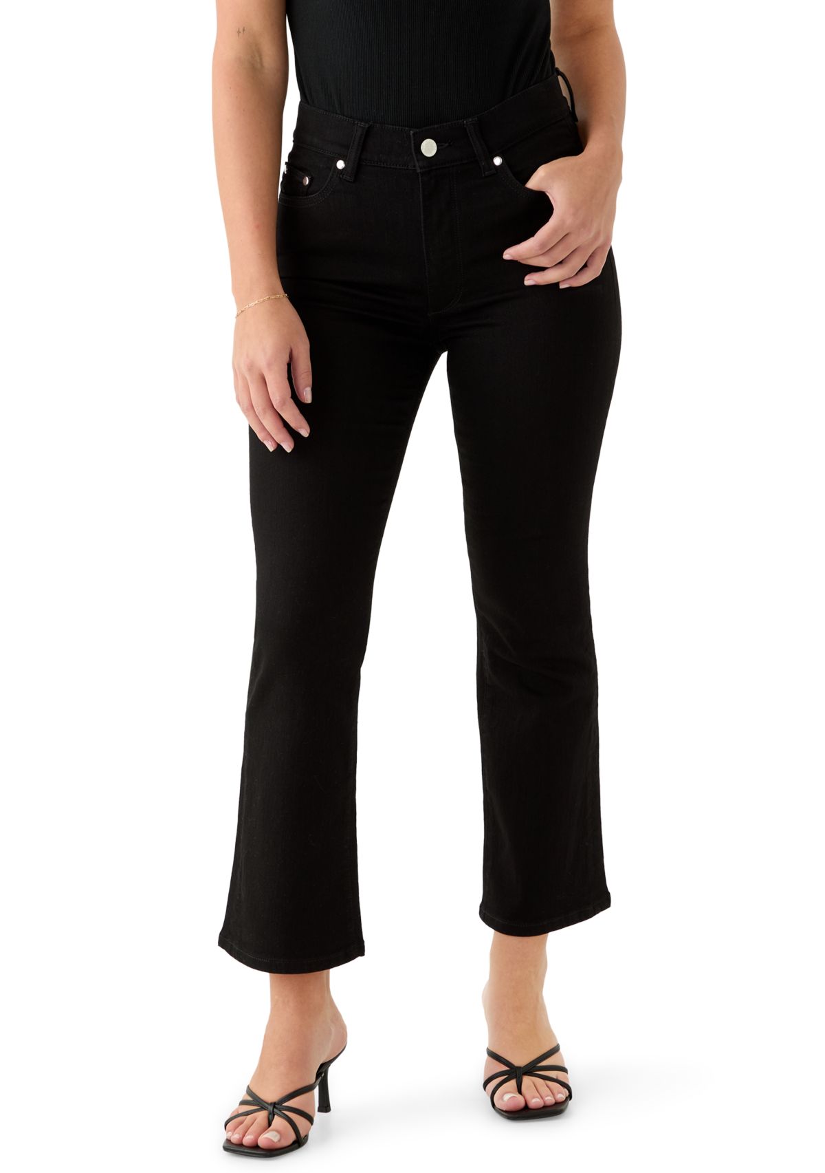 Womens Bridget High-Rise Bootcut Jeans