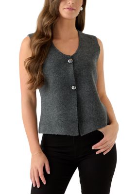 Jason Wu Women's Sweater Vest with Novelty Buttons | Belk