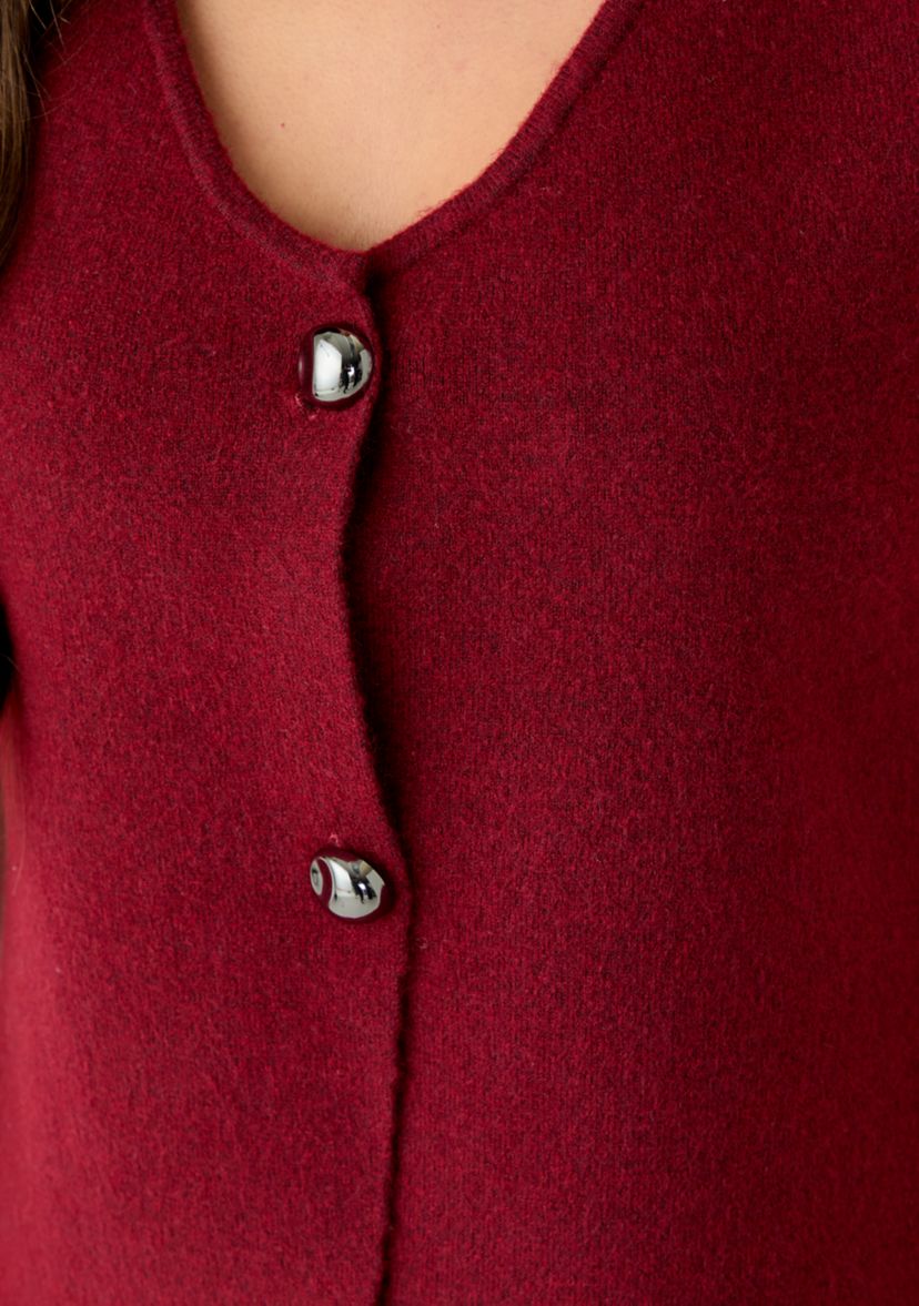 Womens Sweater Vest with Novelty Buttons