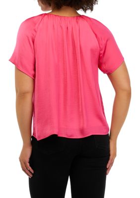 Women's Shirred Neck Blouse