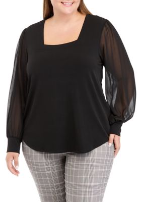 Belk women's plus size tops sale