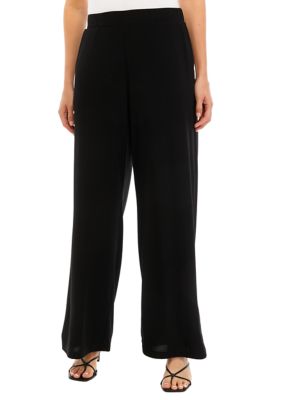 Women's Pull On Knit Crepe Pants