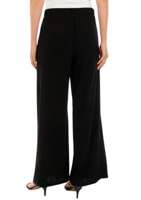 Women's Pull On Knit Crepe Pants