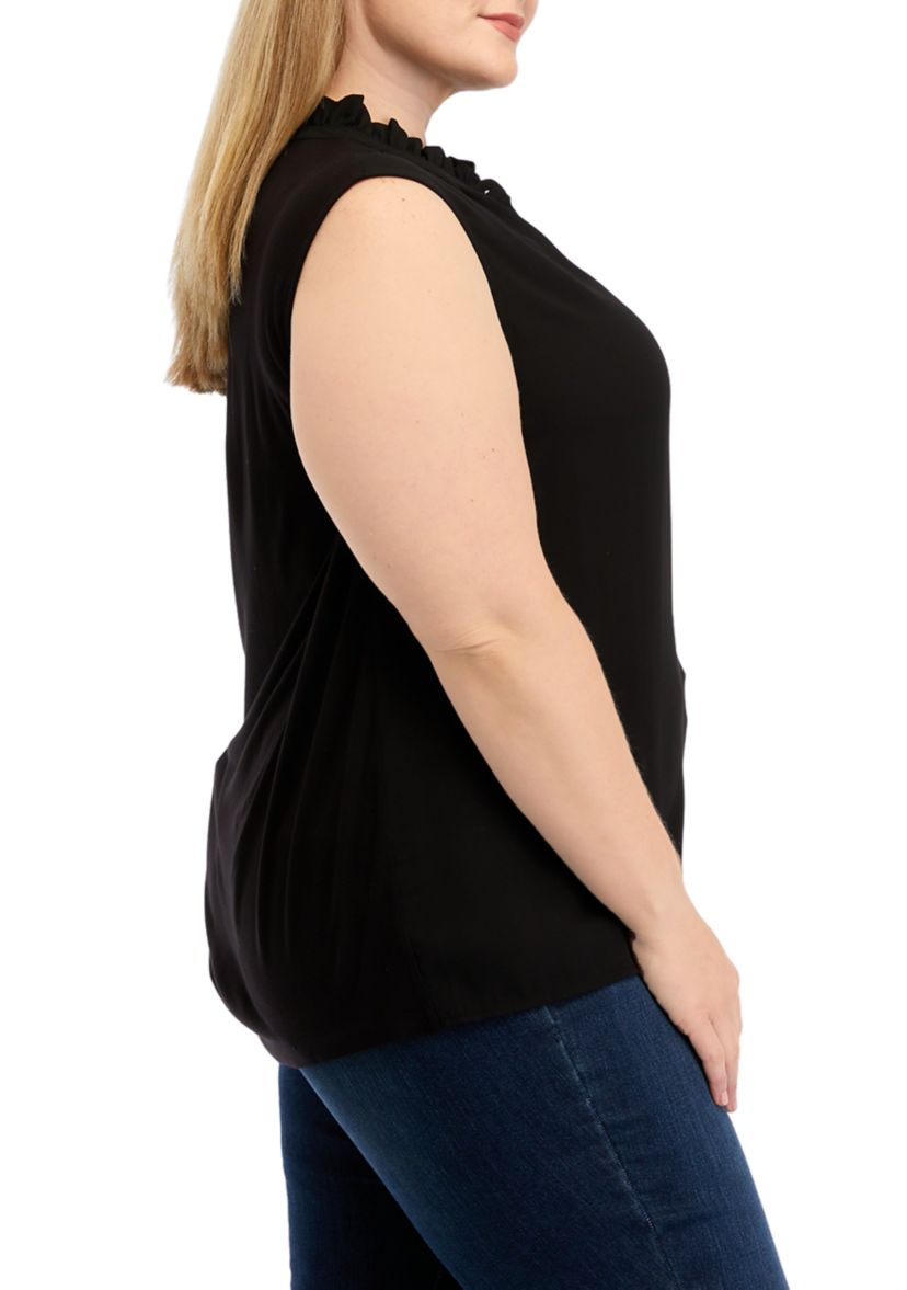 Plus Size Woven Top
