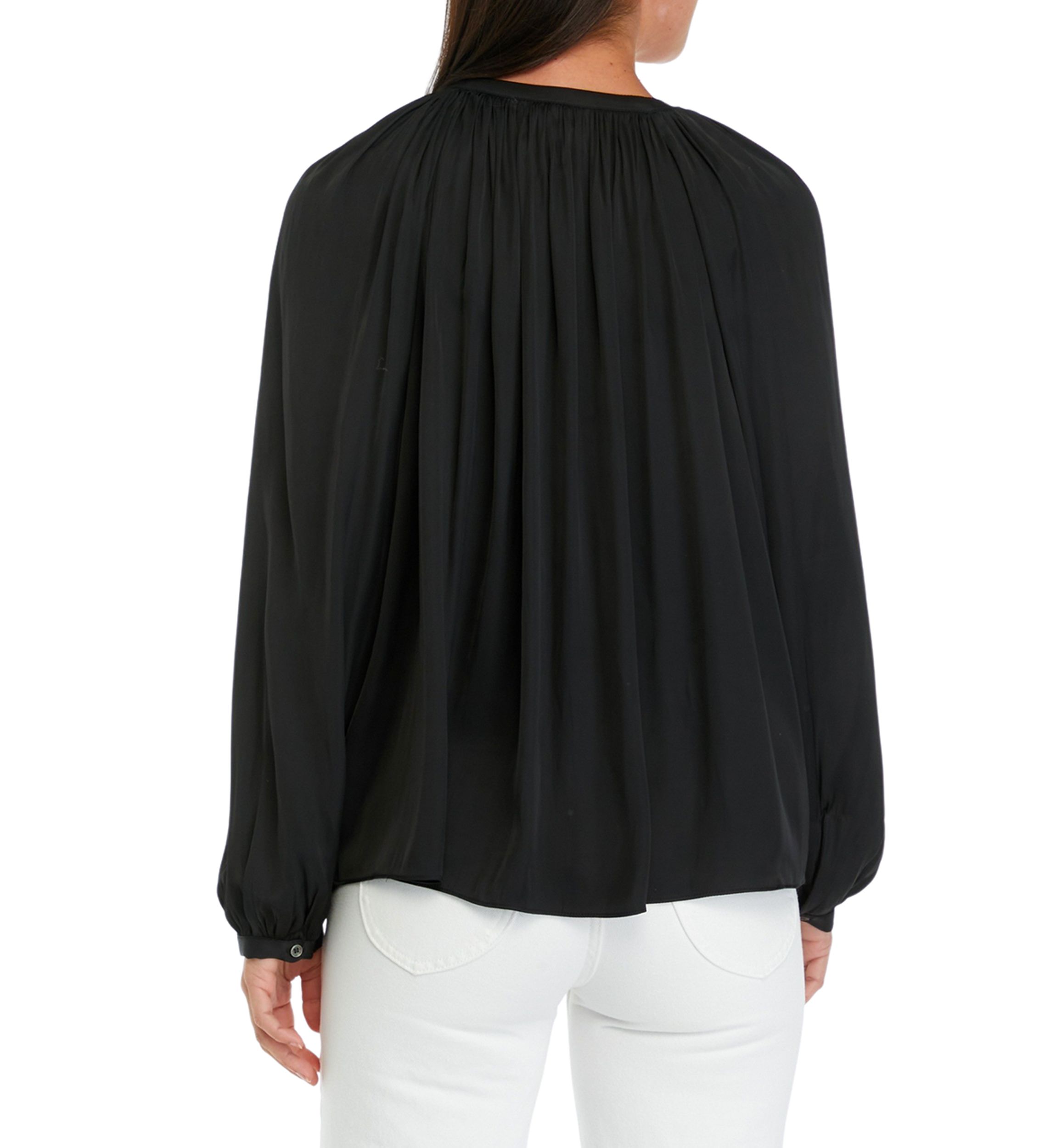 Womens Airflow Tie Neck Top