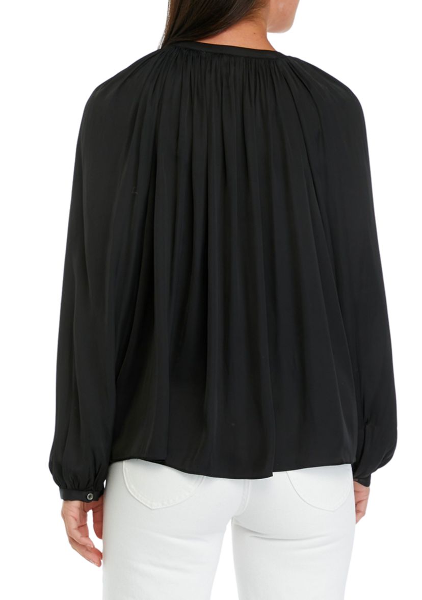 Womens Airflow Tie Neck Top