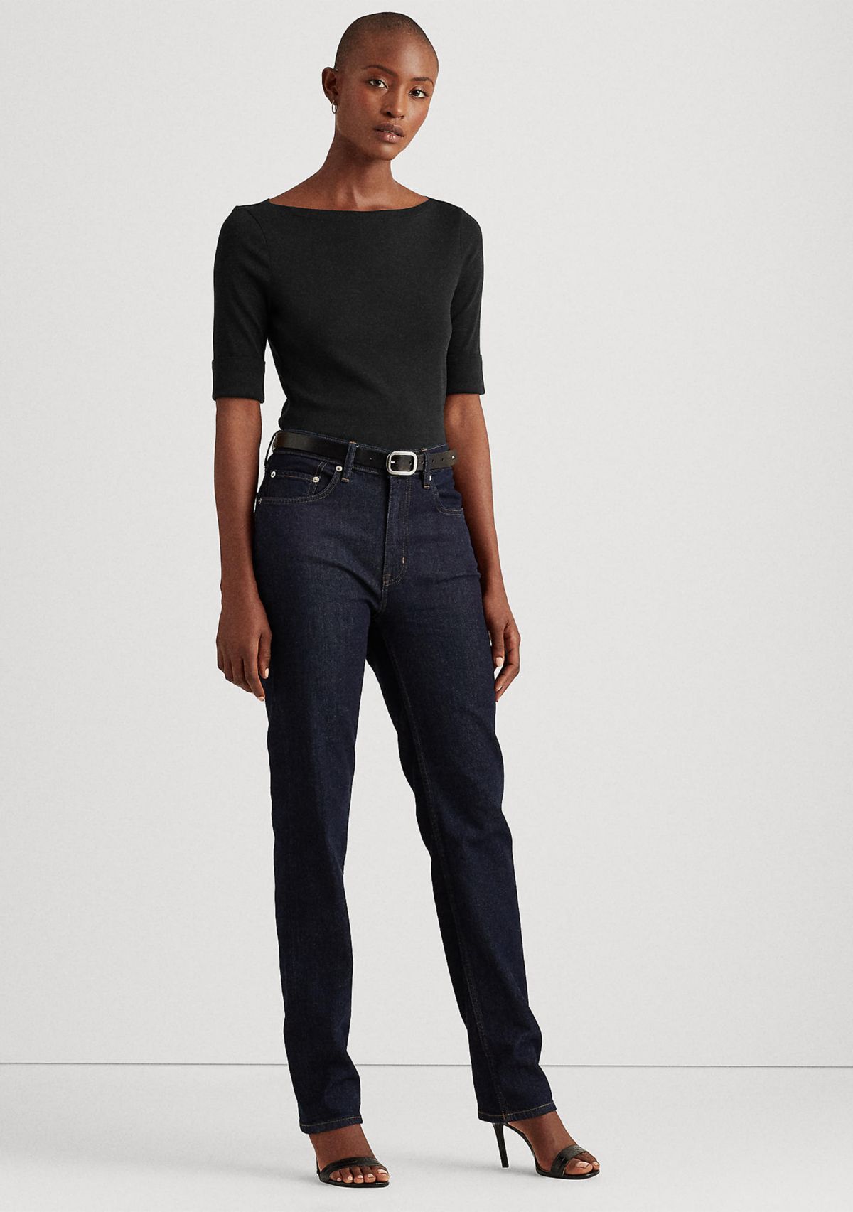 Cotton Boatneck Top