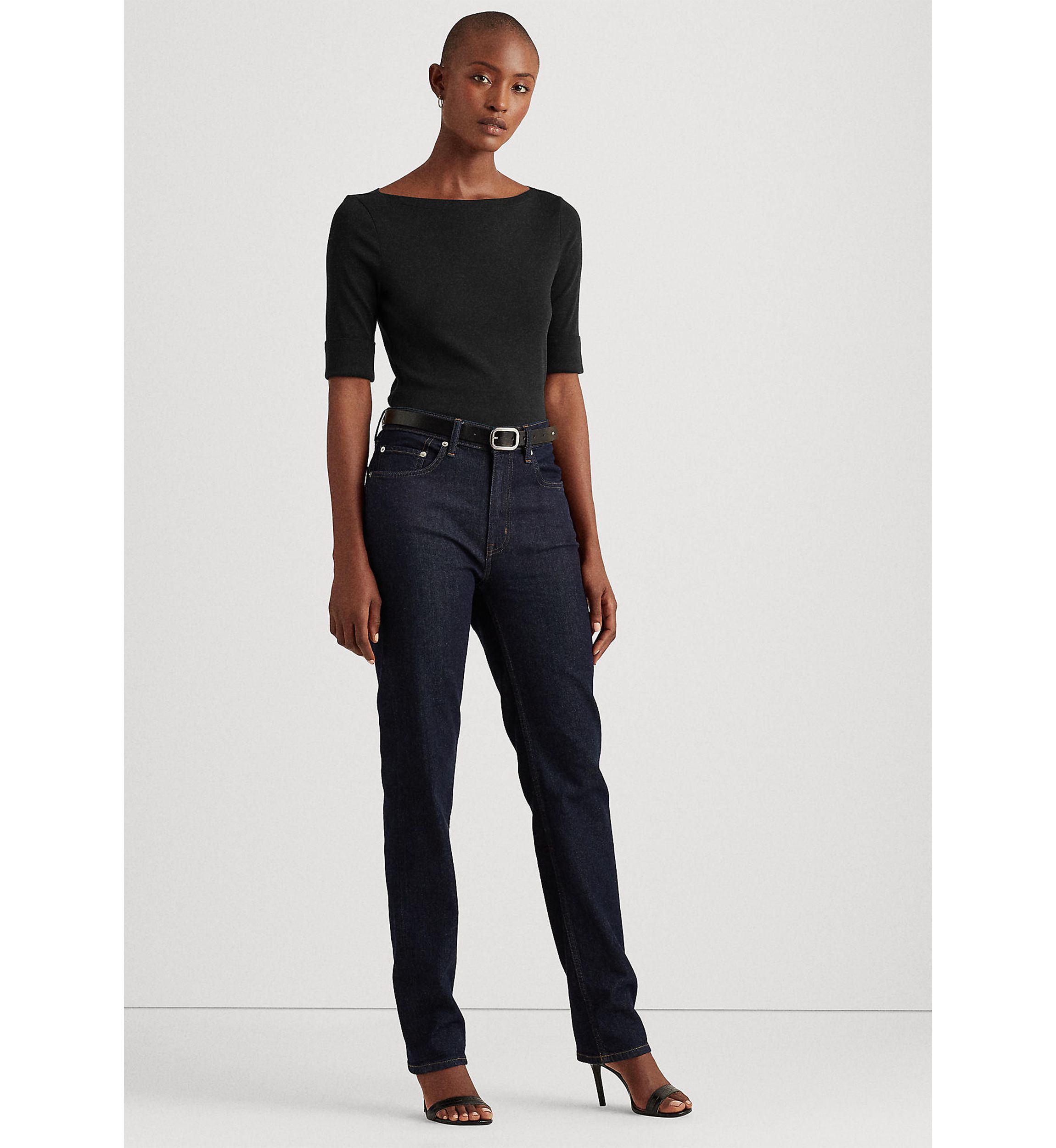 Cotton Boatneck Top