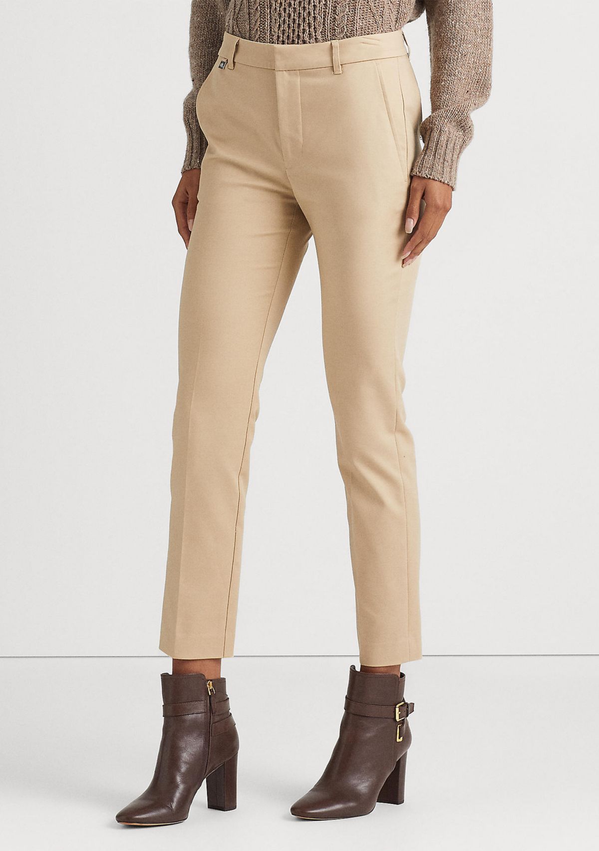 Stretch Cotton-Blend Pant 
