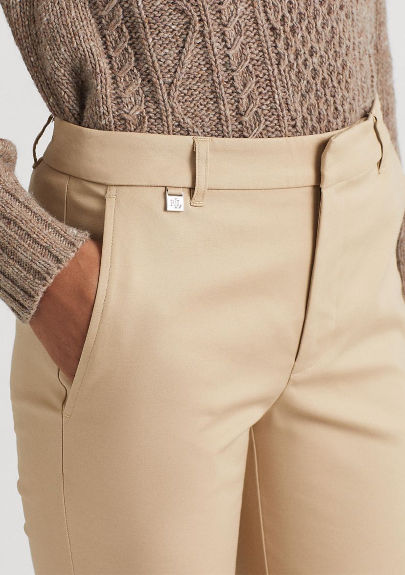 Stretch Cotton-Blend Pant 