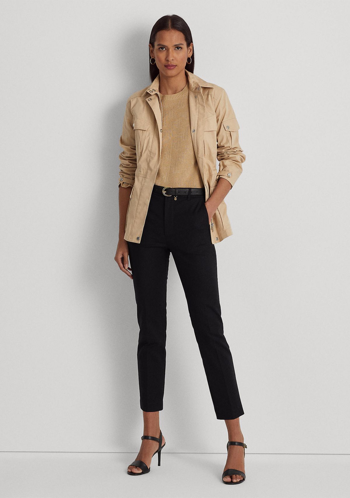 Stretch Cotton-Blend Pant 