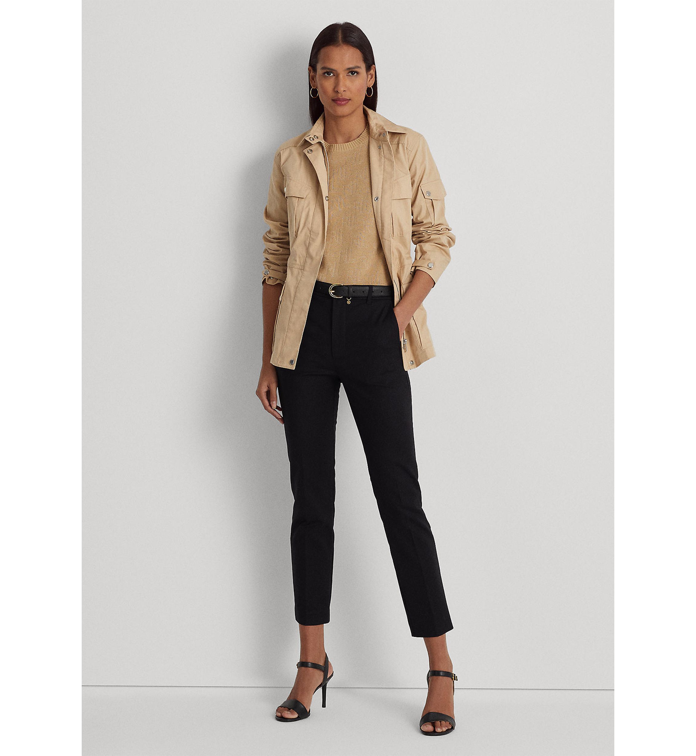 Stretch Cotton-Blend Pant 